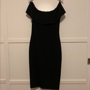Zara off the shoulder cocktail dress